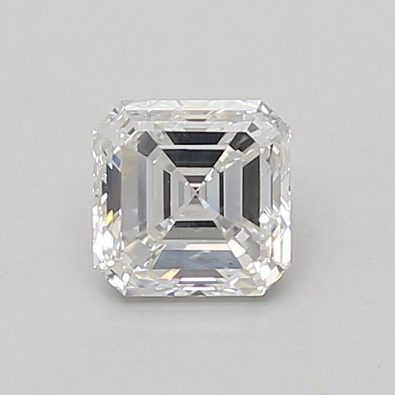 0.74 carat asscher lab-grown diamond