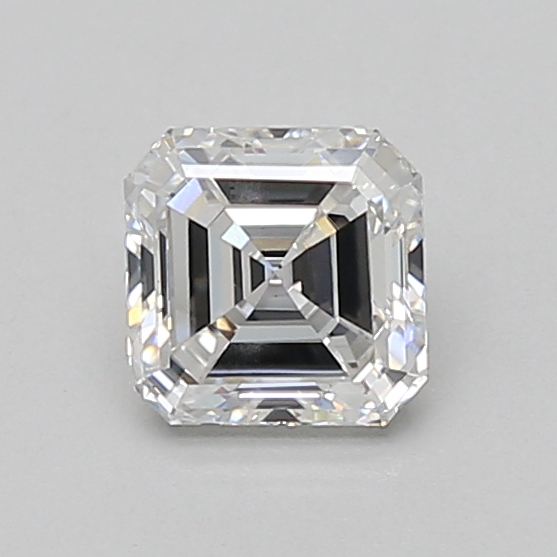 0.87 carat asscher lab-grown diamond