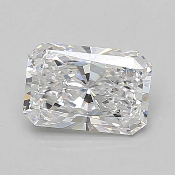 0.91 carat radiant lab-grown diamond
