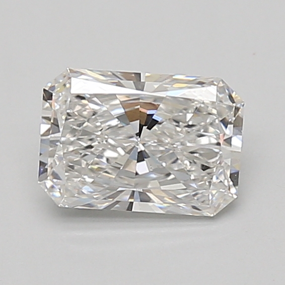 0.91 carat radiant lab-grown diamond