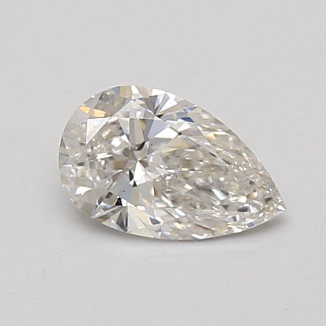 0.71 carat pear lab-grown diamond