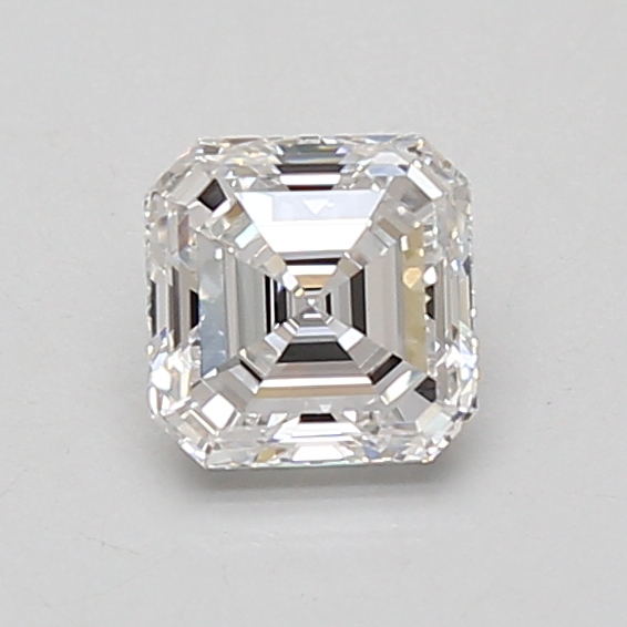 0.77 carat asscher lab-grown diamond