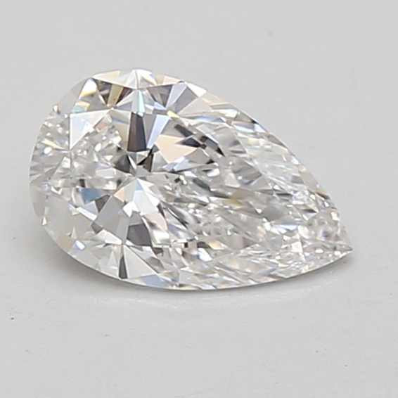 0.77 carat pear lab-grown diamond