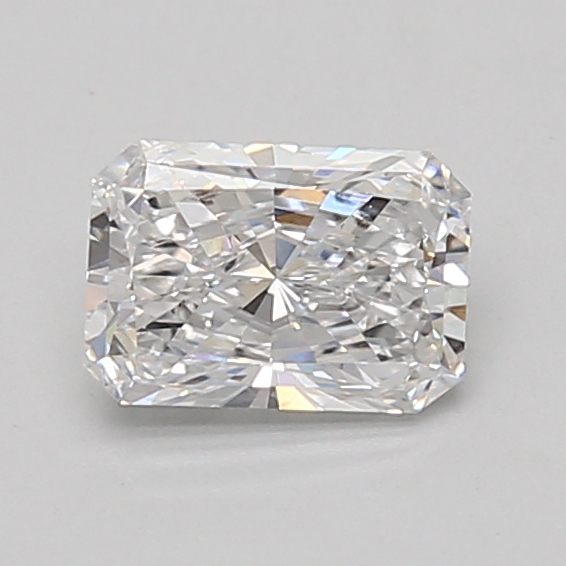 0.86 carat radiant lab-grown diamond