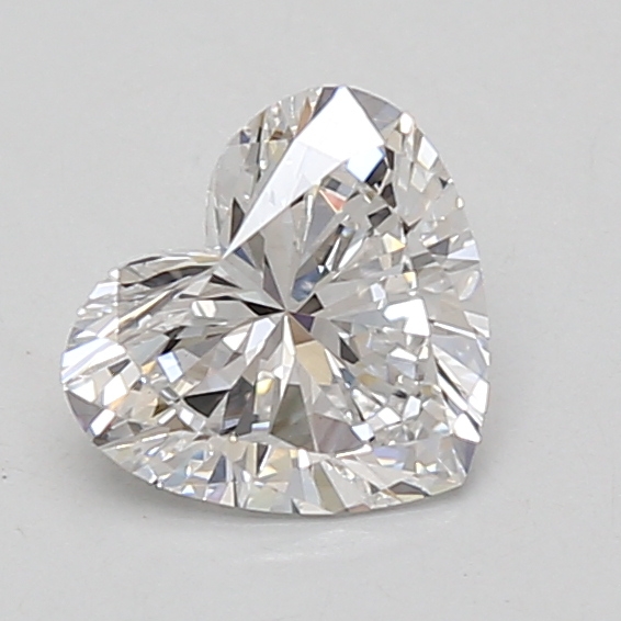 0.98 carat heart lab-grown diamond