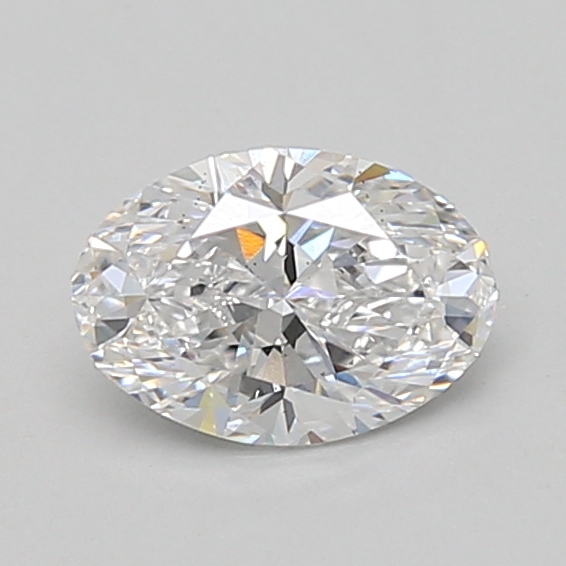 0.81 carat oval lab-grown diamond
