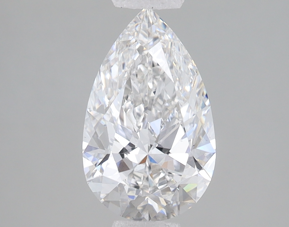 1.37 carat pear lab-grown diamond