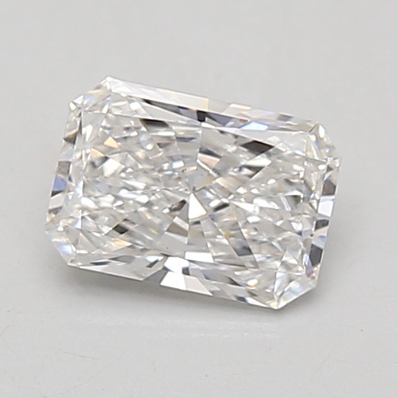 0.84 carat radiant lab-grown diamond