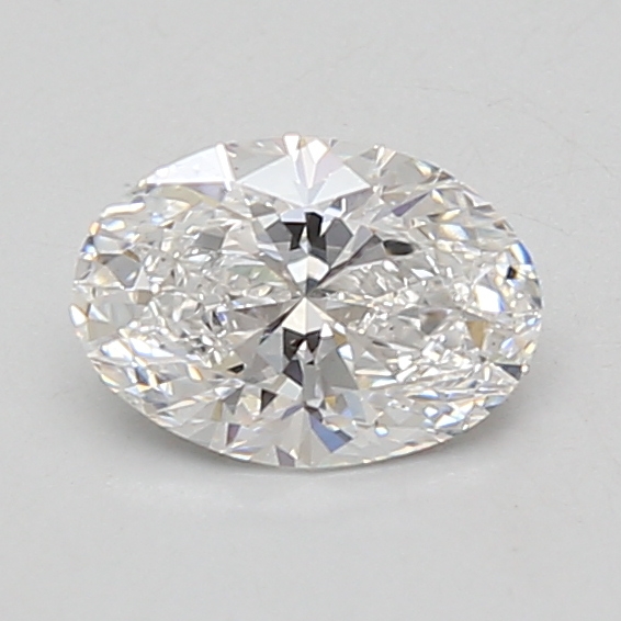 0.84 carat oval lab-grown diamond