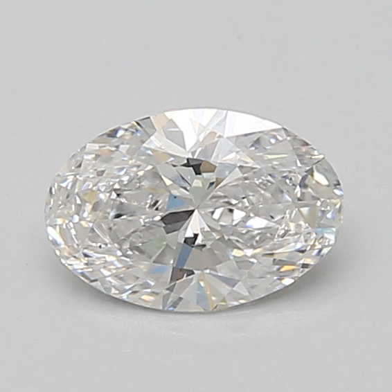 0.75 carat oval lab-grown diamond