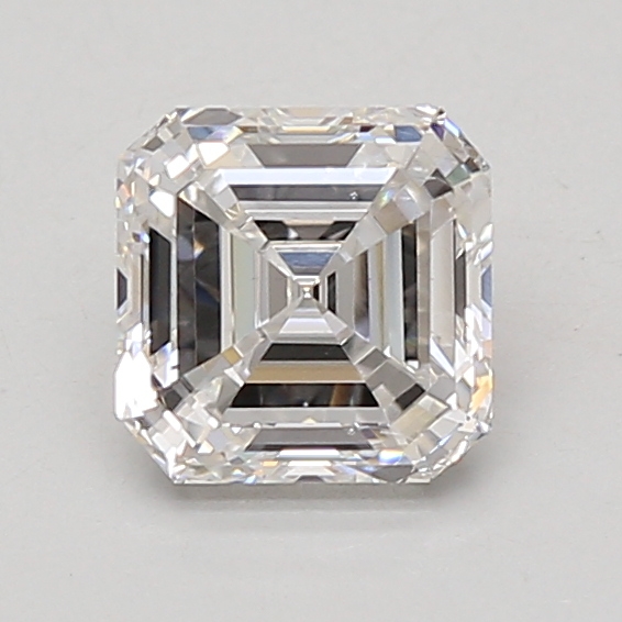 1.22 carat asscher lab-grown diamond